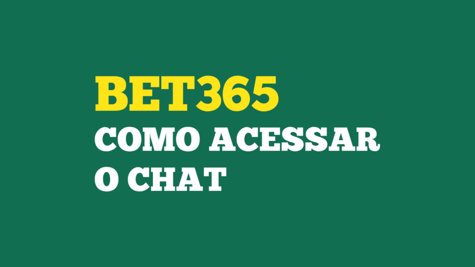 Como Acessar o Chat da Bet365