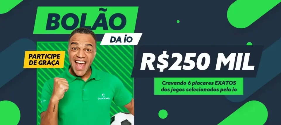 Bolão da Sportsbet iO: Até R$250 Mil