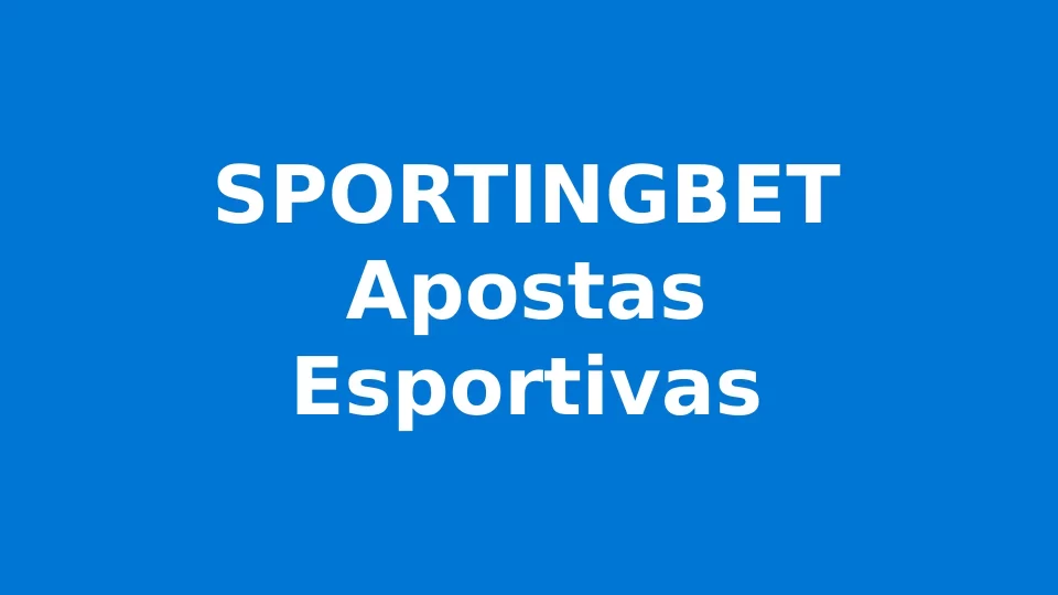 Sportingbet: Área de Apostas Esportivas