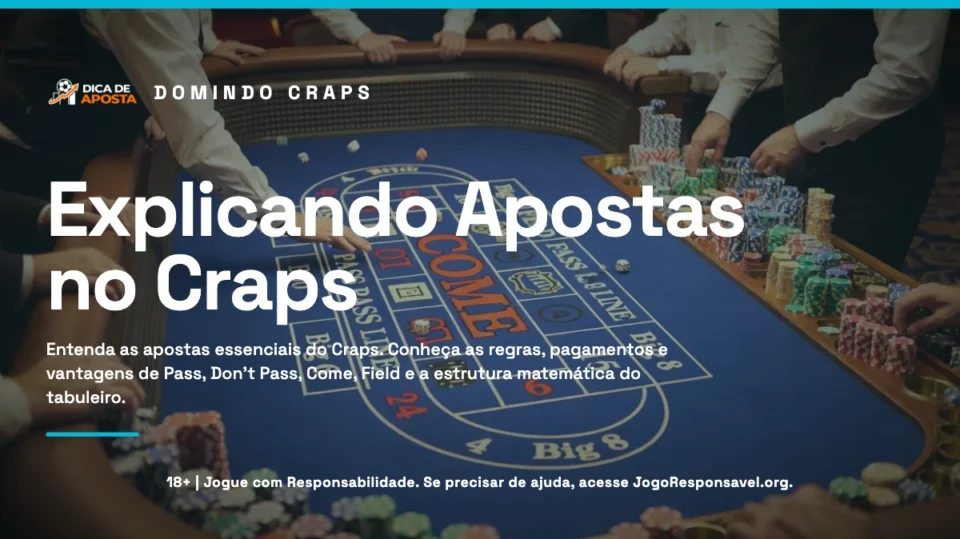 Apostas Básicas no Craps