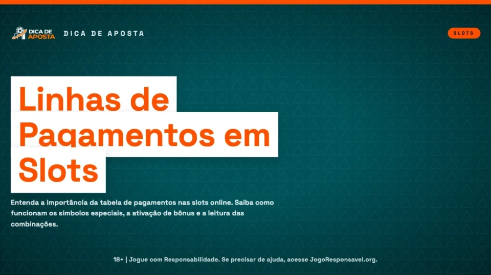 Linhas de Pagamentos