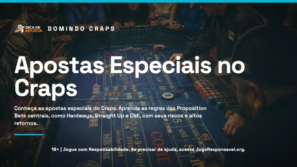 Apostas Secundárias no Craps