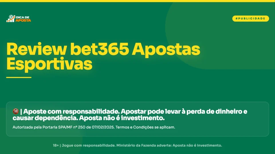 Apostas na Bet365: Review Técnico 2026 – Odds, Ferramentas e Mercados