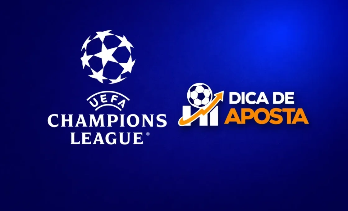 Logo da Champions League e selo oficial do site Dica de Aposta para prognósticos e postagens de hóquei