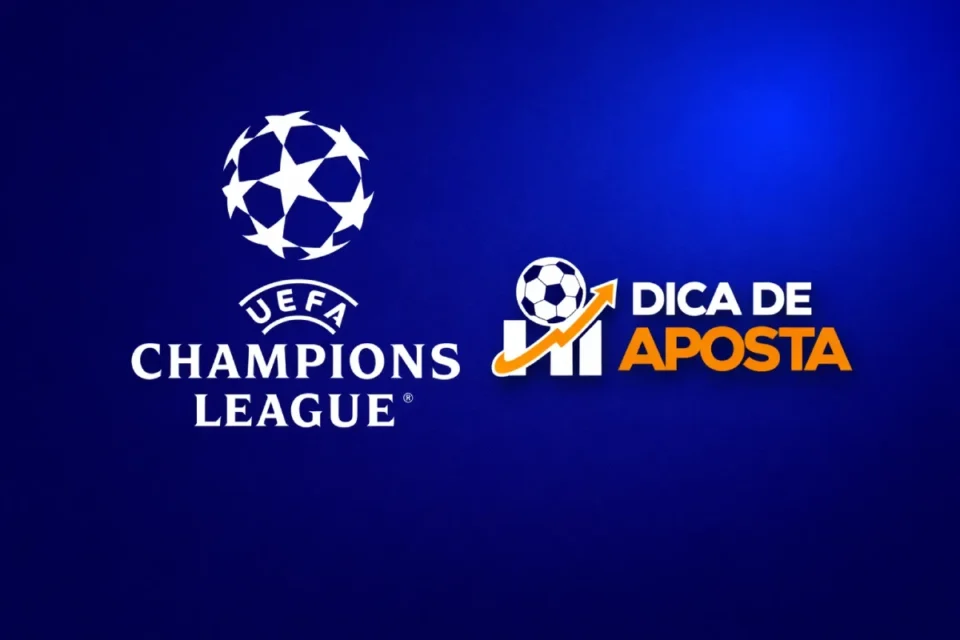 Logo da Champions League e selo oficial do site Dica de Aposta para prognósticos e postagens de hóquei