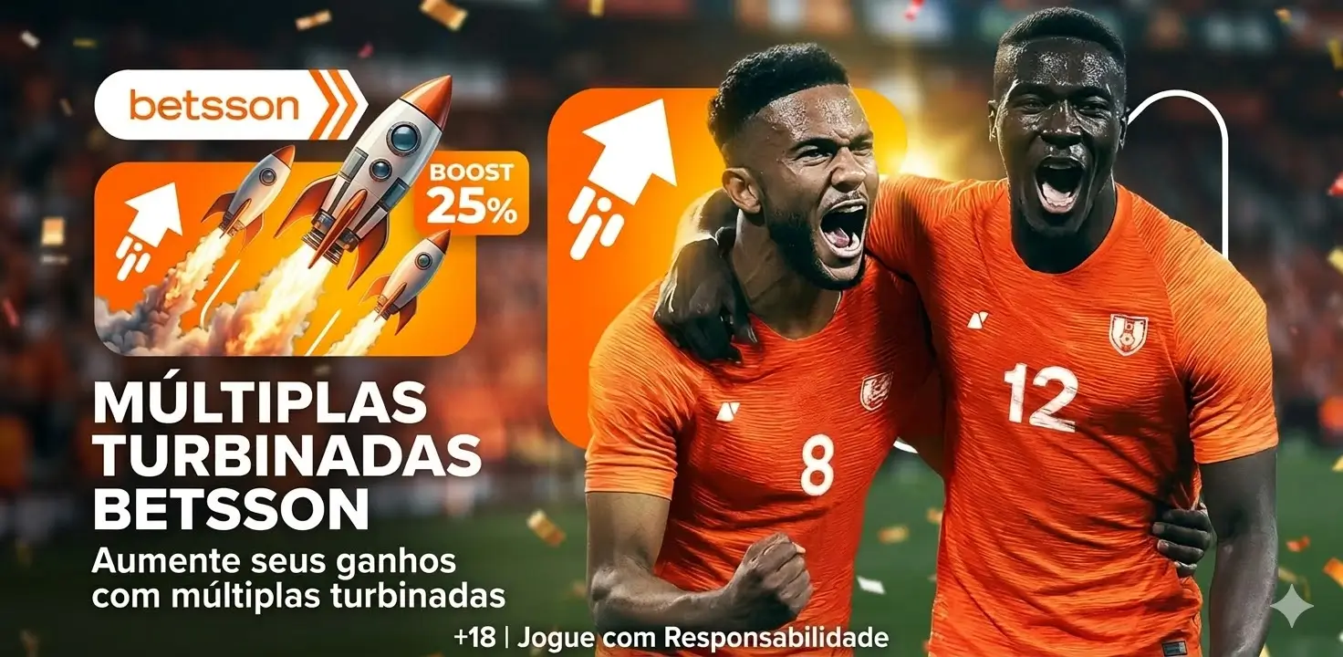 Múltipla Turbinada Betsson - Card da oferta, explicando como ela funciona