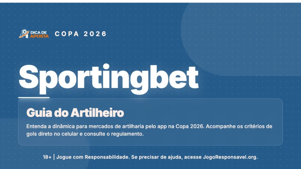 Aposta no Artilheiro da Copa 2026: Ganhe até R$ 10 por Gol na Sportingbet