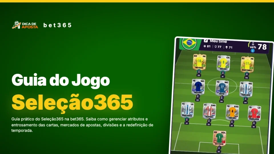 Guia Seleção365 bet365: Como Funciona o Jogo Playbook Football