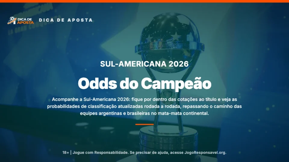Copa Sul-Americana 2026: Duelos das Oitavas e Odds de Classificação dos Brasileiros